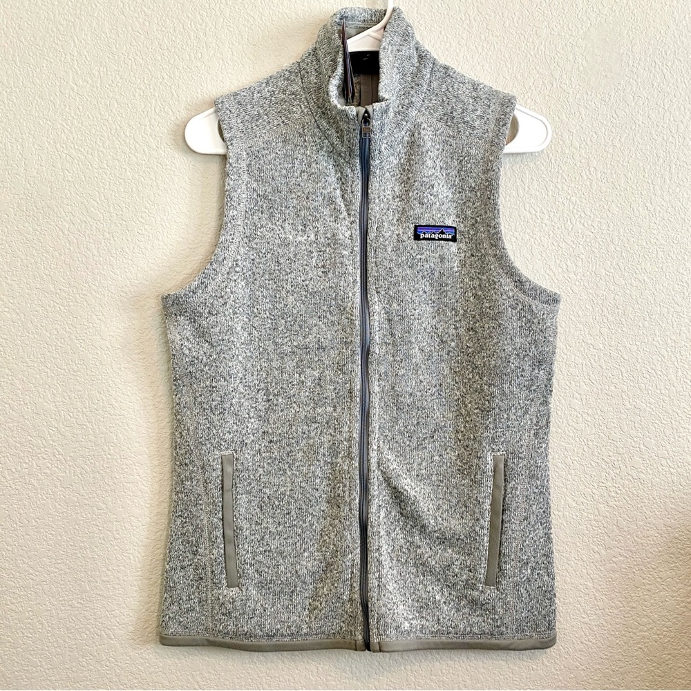 Patagonia Better Sweater Fleece Vest Birch White Size Medium